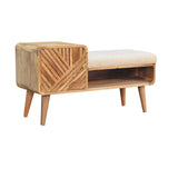 Boucle Carved Telephone Table - Artisan Furniture - Flyclothing LLC