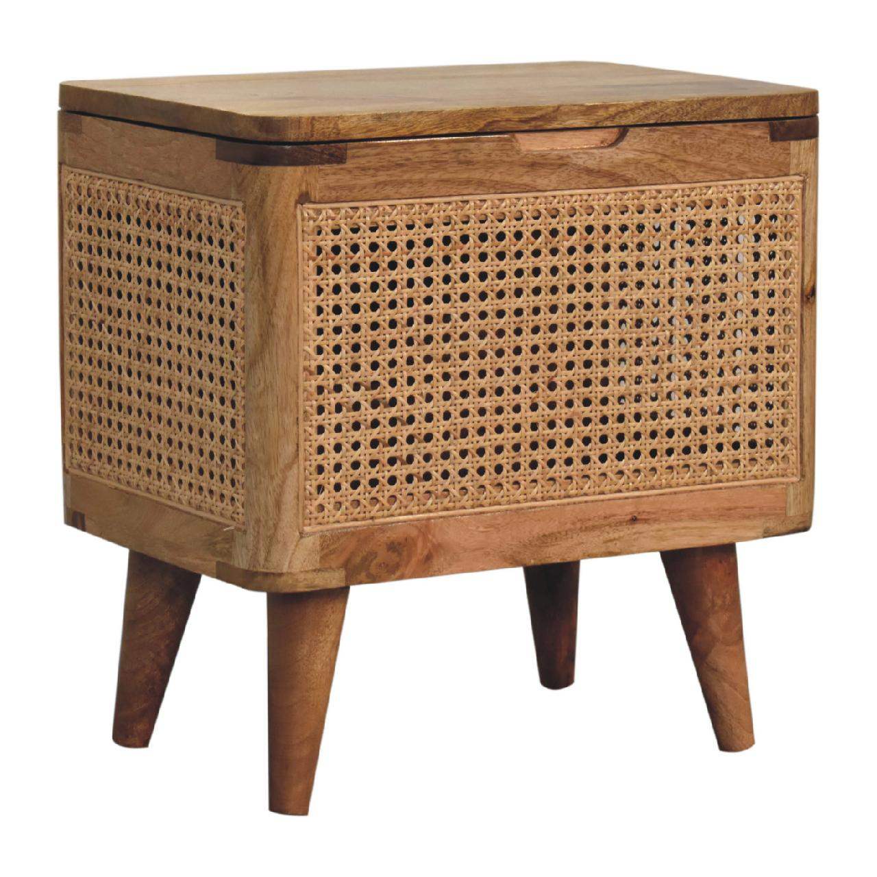 Larissa Lid-up Storage Stool - Artisan Furniture - Flyclothing LLC