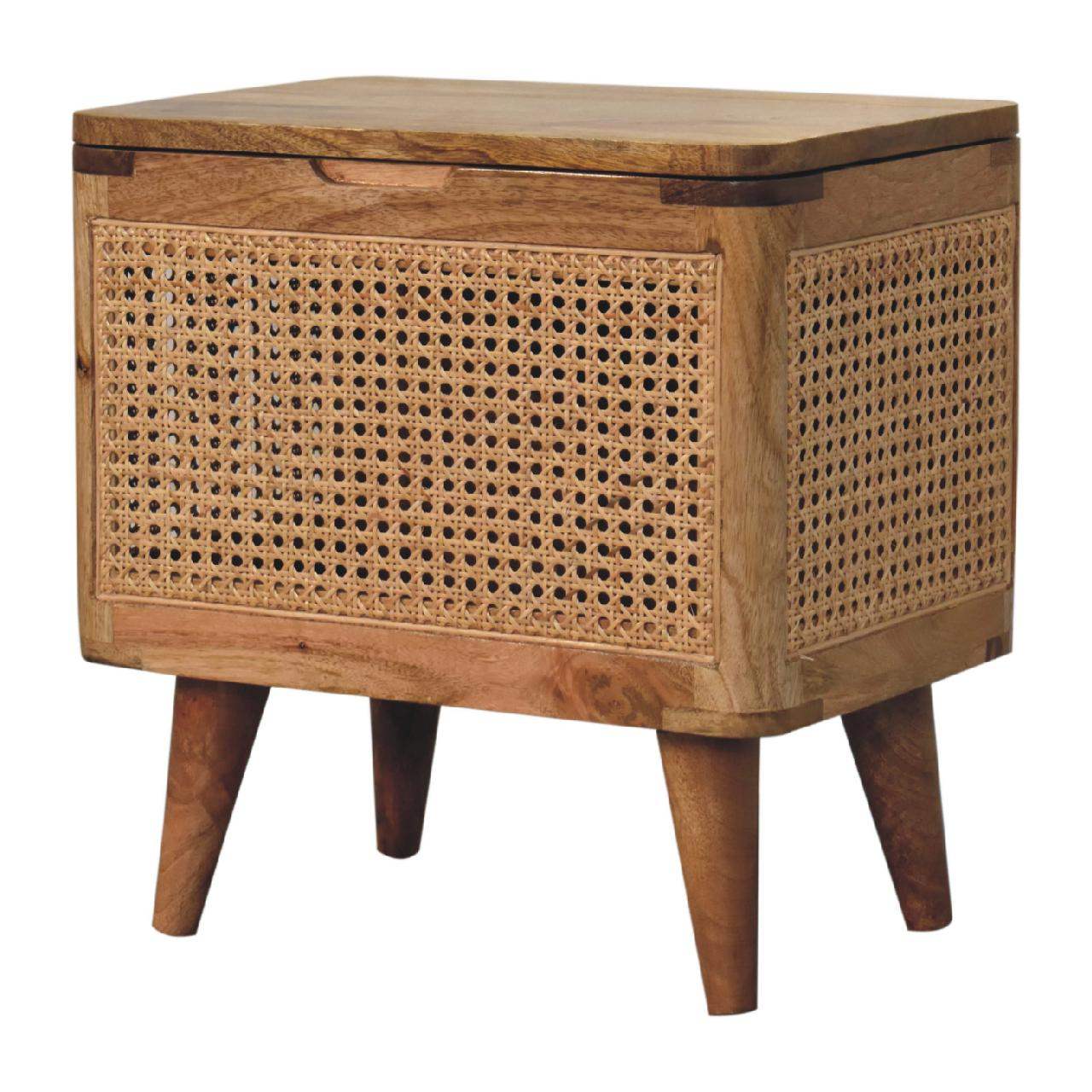Larissa Lid-up Storage Stool - Artisan Furniture - Flyclothing LLC