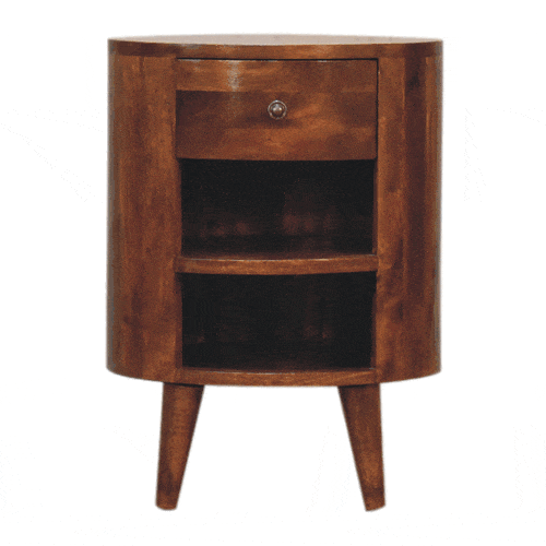 Cortez Chestnut Bedside - Artisan Furniture - Flyclothing LLC