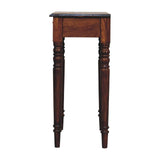 Chestnut Turned Leg Writing Desk - Artisan Furniture - Flyclothing LLC