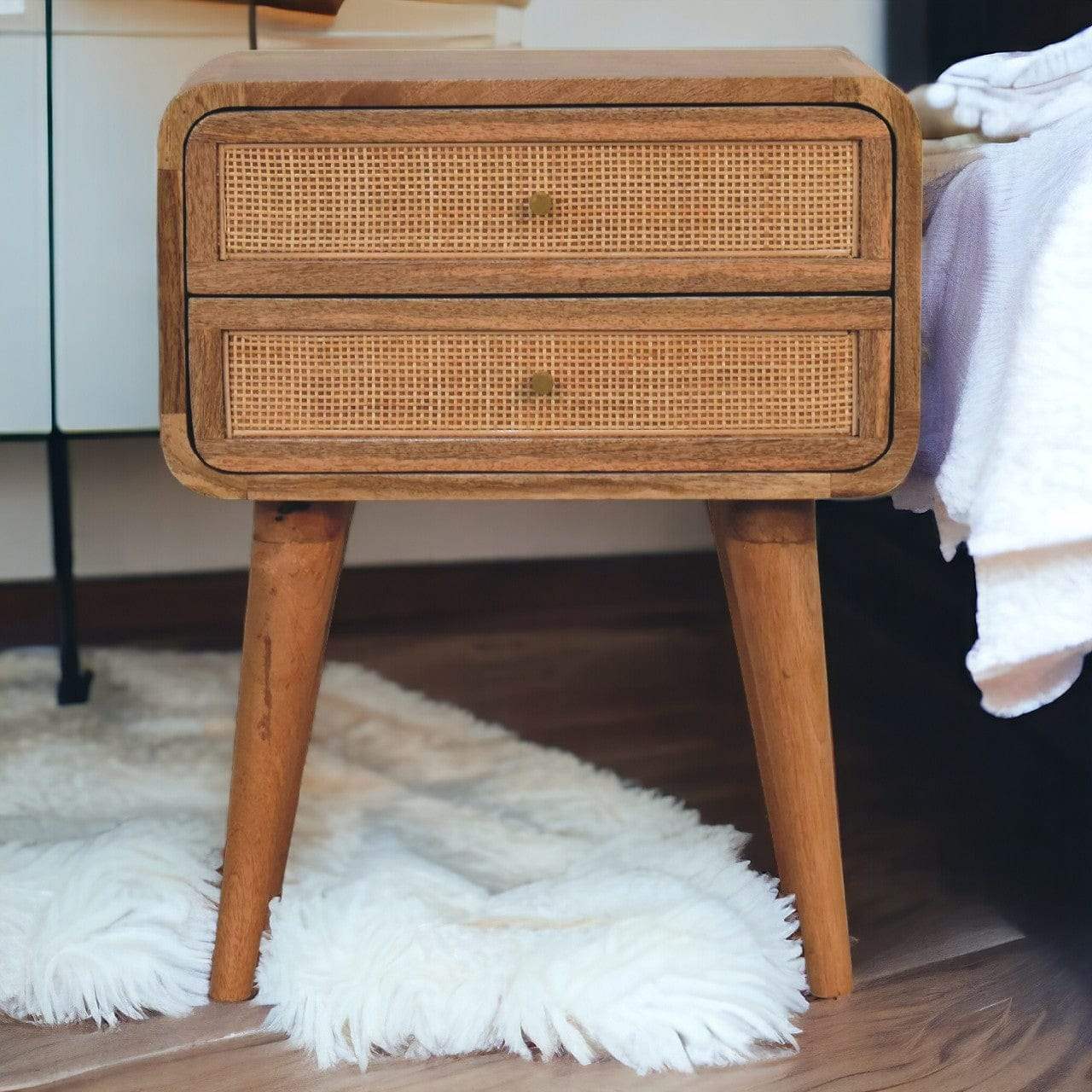 Close-knit 2 Drawer Bedside - Artisan Furniture - Flyclothing LLC