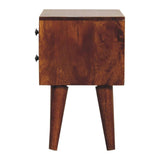 Mini Chestnut Modern Bedside - Artisan Furniture - Flyclothing LLC