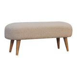 Boucle Hallway Bench - Artisan Furniture - Flyclothing LLC