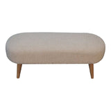 Boucle Hallway Bench - Artisan Furniture - Flyclothing LLC