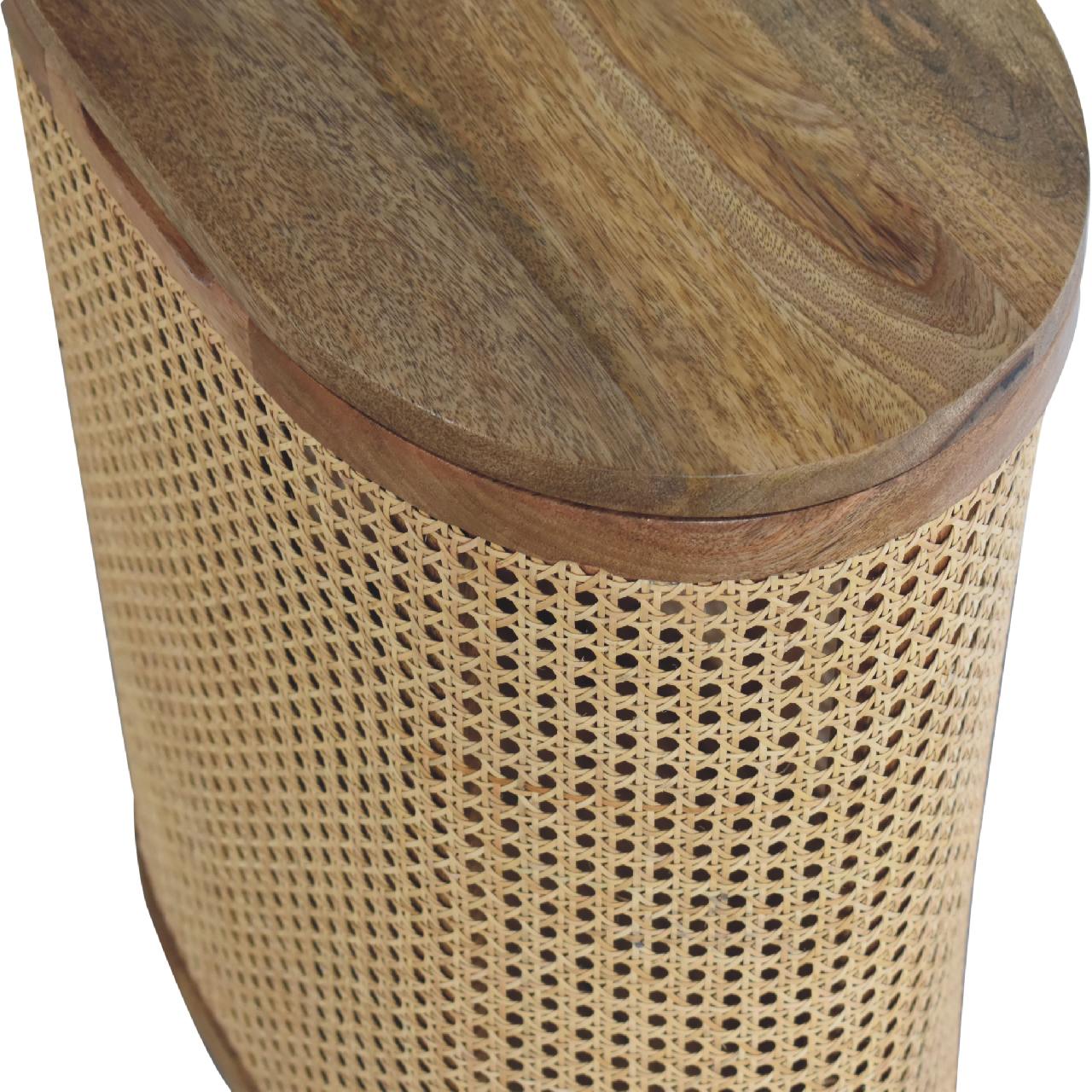 Larissa Lid-up Storage Stool - Artisan Furniture