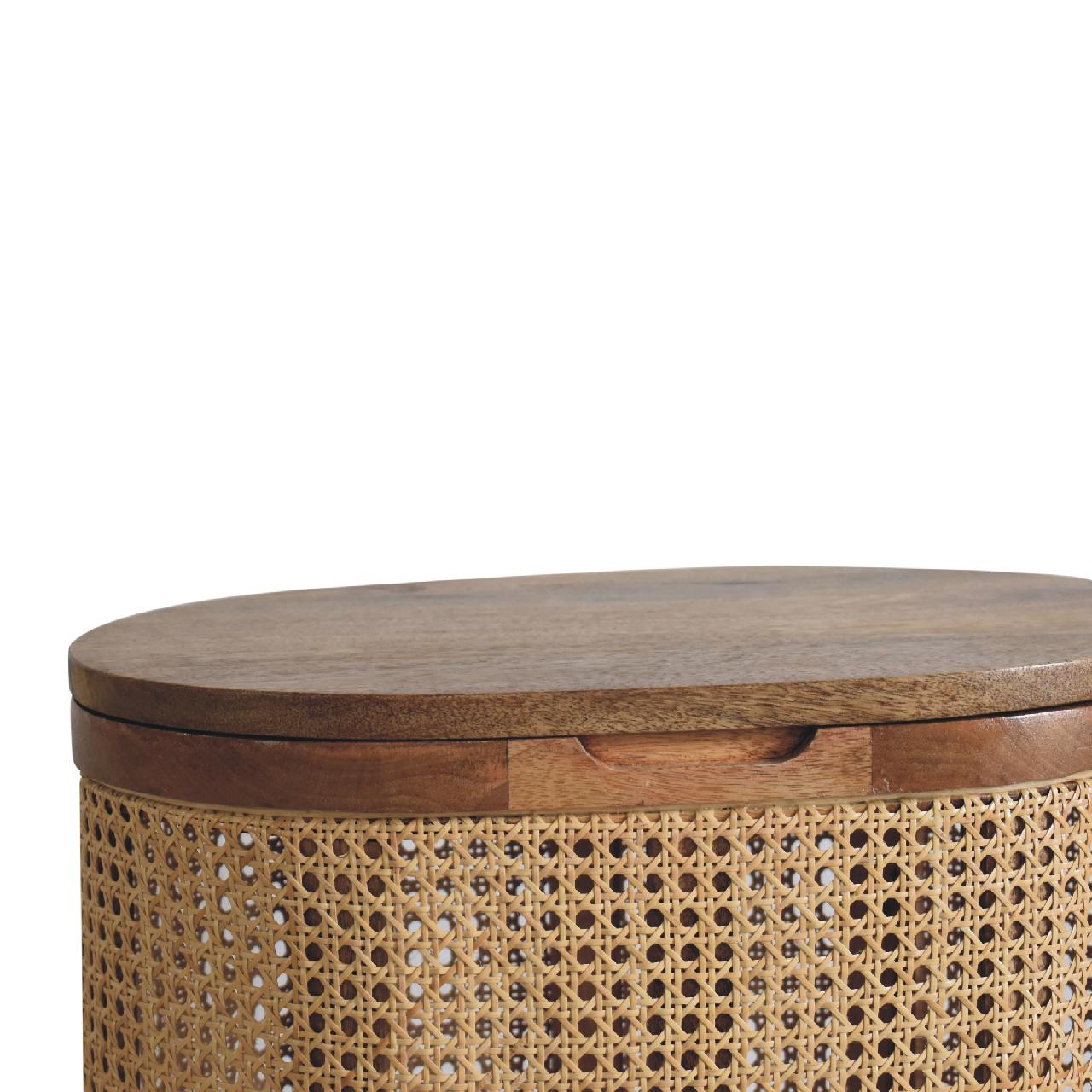 Larissa Lid-up Storage Stool - Artisan Furniture