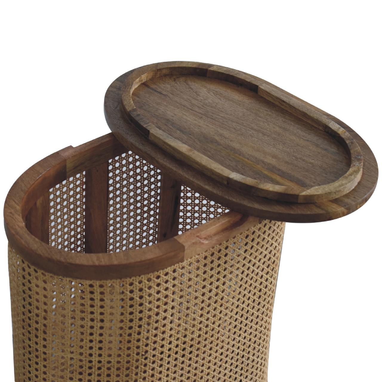 Larissa Lid-up Storage Stool - Artisan Furniture