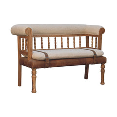 Artisan Strapped Hallway Bench - Artisan Furniture