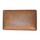 Tan Leather Boucle Ball Footstool - Artisan Furniture - Flyclothing LLC