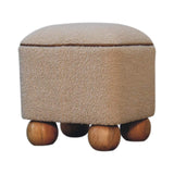 Serenity Footstool with Ball Feet - Artisan Furniture - Flyclothing LLC