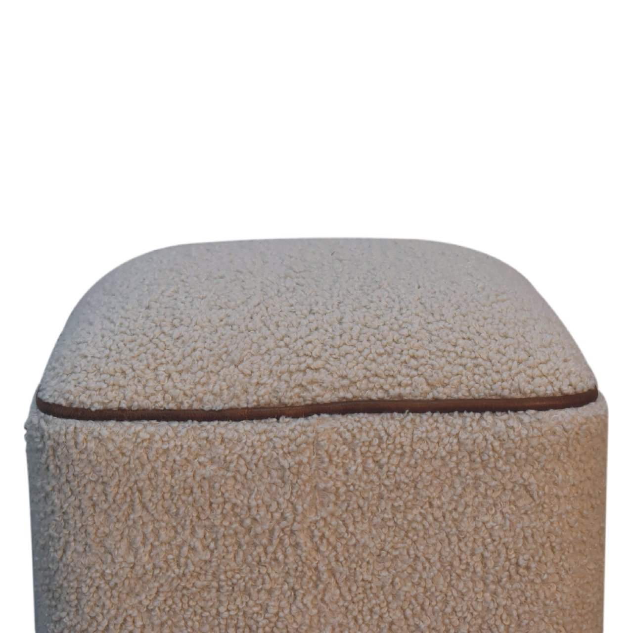 Serenity Footstool with Ball Feet - Artisan Furniture - Flyclothing LLC