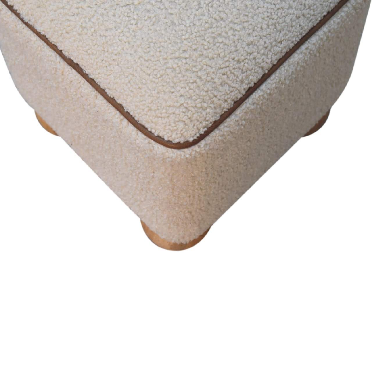Serenity Footstool with Ball Feet - Artisan Furniture - Flyclothing LLC