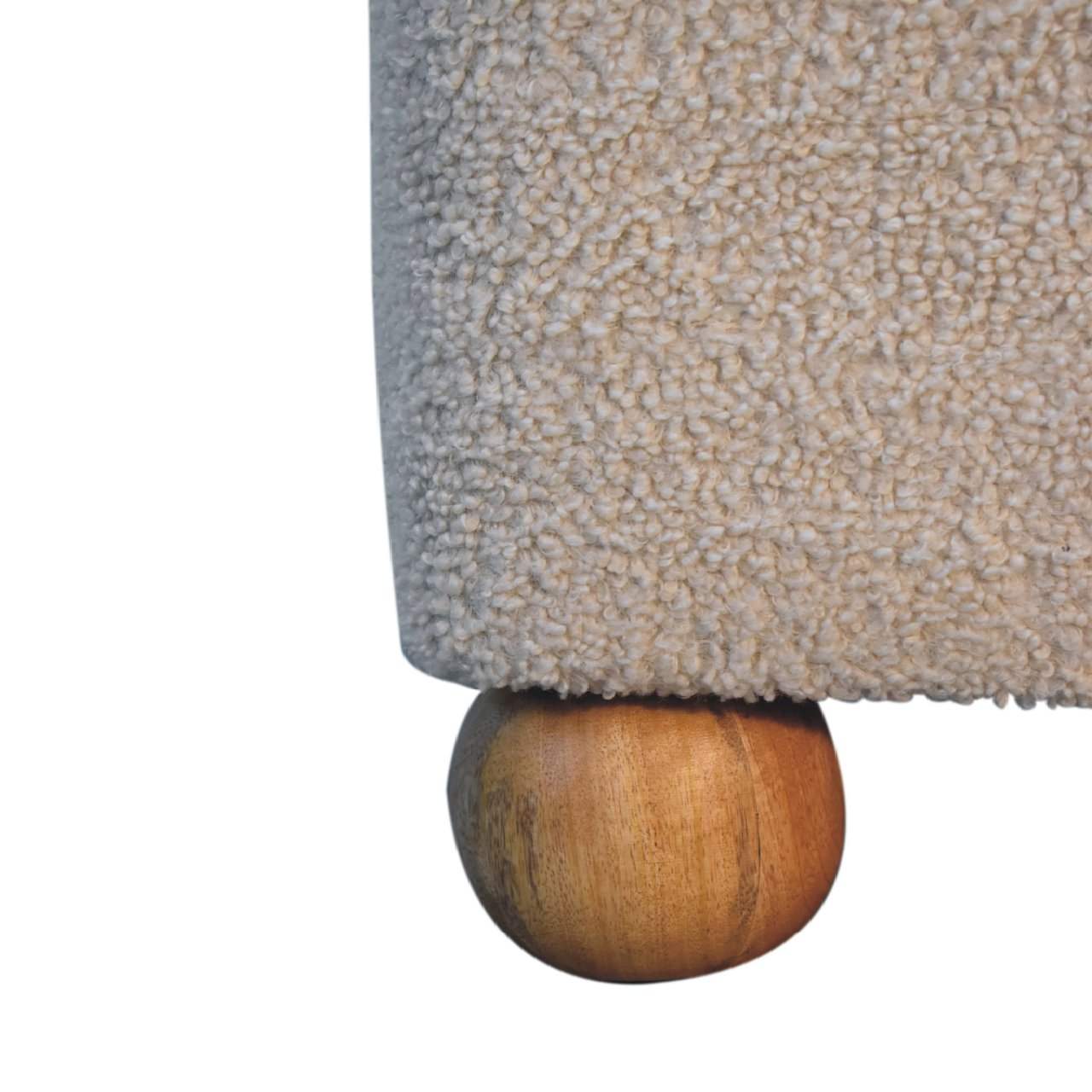 Serenity Footstool with Ball Feet - Artisan Furniture - Flyclothing LLC