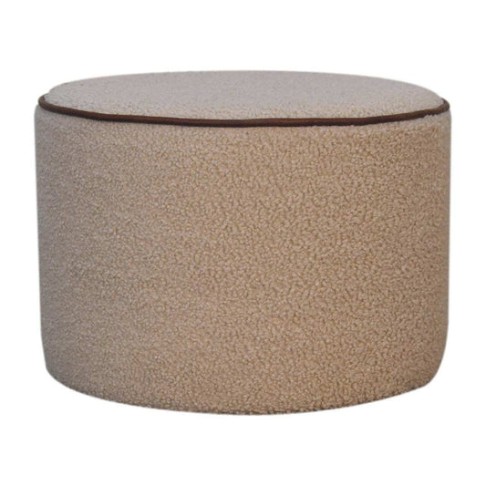 Serenity Large Round Footstool - Artisan Furniture - Flyclothing LLC
