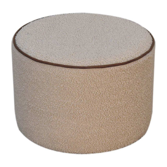 Serenity Large Round Footstool - Artisan Furniture - Flyclothing LLC