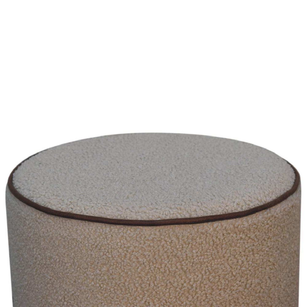 Serenity Large Round Footstool - Artisan Furniture - Flyclothing LLC