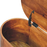Chestnut Rounded Lid up Blanket Box - Artisan Furniture - Flyclothing LLC