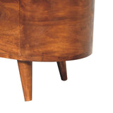 Chestnut Rounded Lid up Blanket Box - Artisan Furniture - Flyclothing LLC