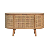 Larrisa Rounded Lid up Blanket Box - Artisan Furniture - Flyclothing LLC
