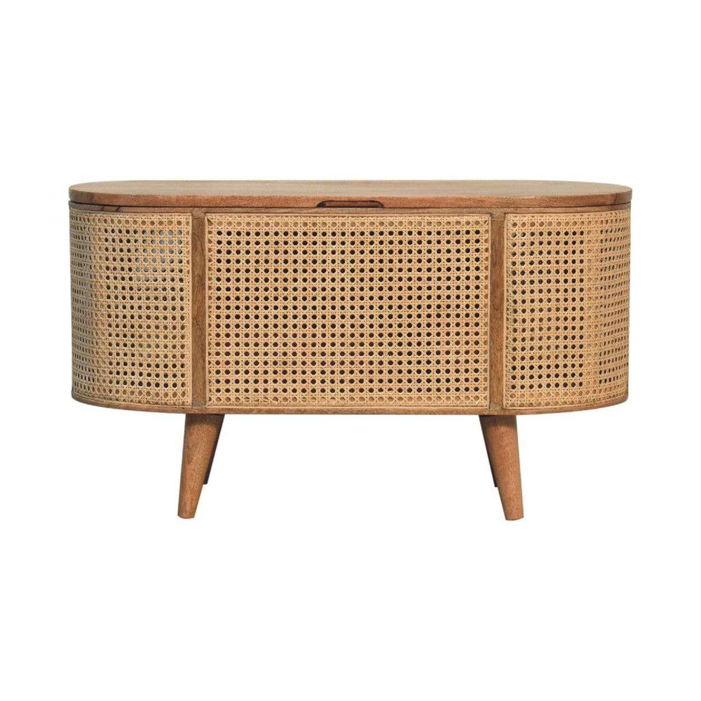 Larrisa Rounded Lid up Blanket Box - Artisan Furniture - Flyclothing LLC