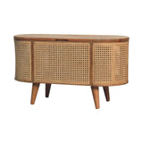 Larrisa Rounded Lid up Blanket Box - Artisan Furniture - Flyclothing LLC