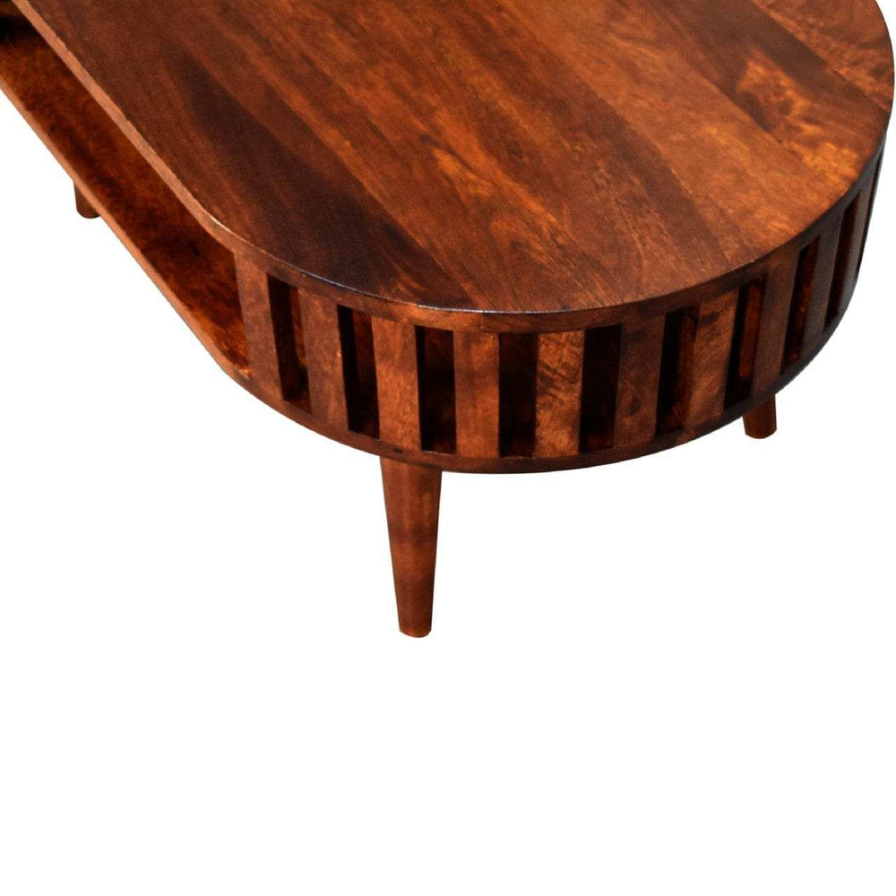 Ariella Chestnut Coffee Table - Artisan Furniture - Flyclothing LLC