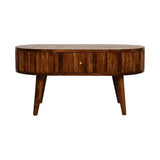 Stripe Chestnut Coffee Table - Artisan Furniture - Flyclothing LLC
