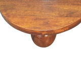 Chestnut Central Ball Table - Artisan Furniture - Flyclothing LLC