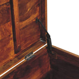 Buffalo Hide Chestnut Storage Trunk - Artisan Furniture - Flyclothing LLC