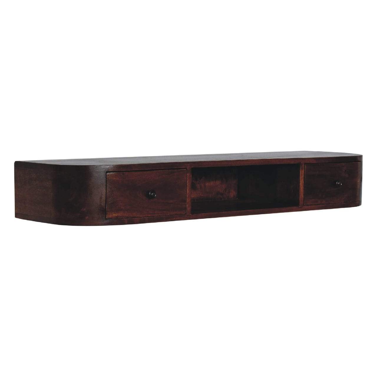 Lunar 2 Drawer Floating Console - Artisan Furniture - Flyclothing LLC
