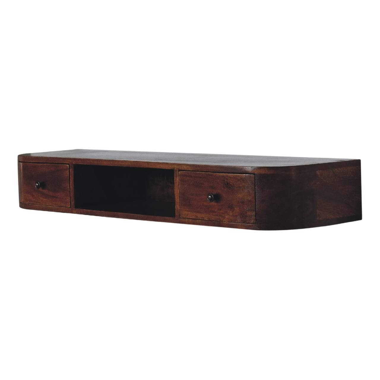 Lunar 2 Drawer Floating Console - Artisan Furniture - Flyclothing LLC