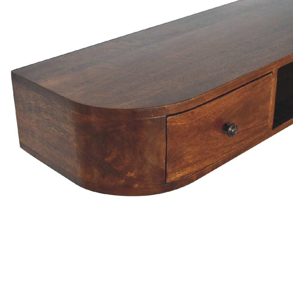 Lunar 2 Drawer Floating Console - Artisan Furniture - Flyclothing LLC