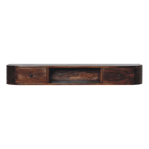 Lunar 2 Drawer Floating Console - Artisan Furniture - Flyclothing LLC