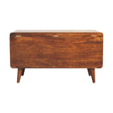 Curved Chestnut Blanket Box - Artisan Furniture - Flyclothing LLC