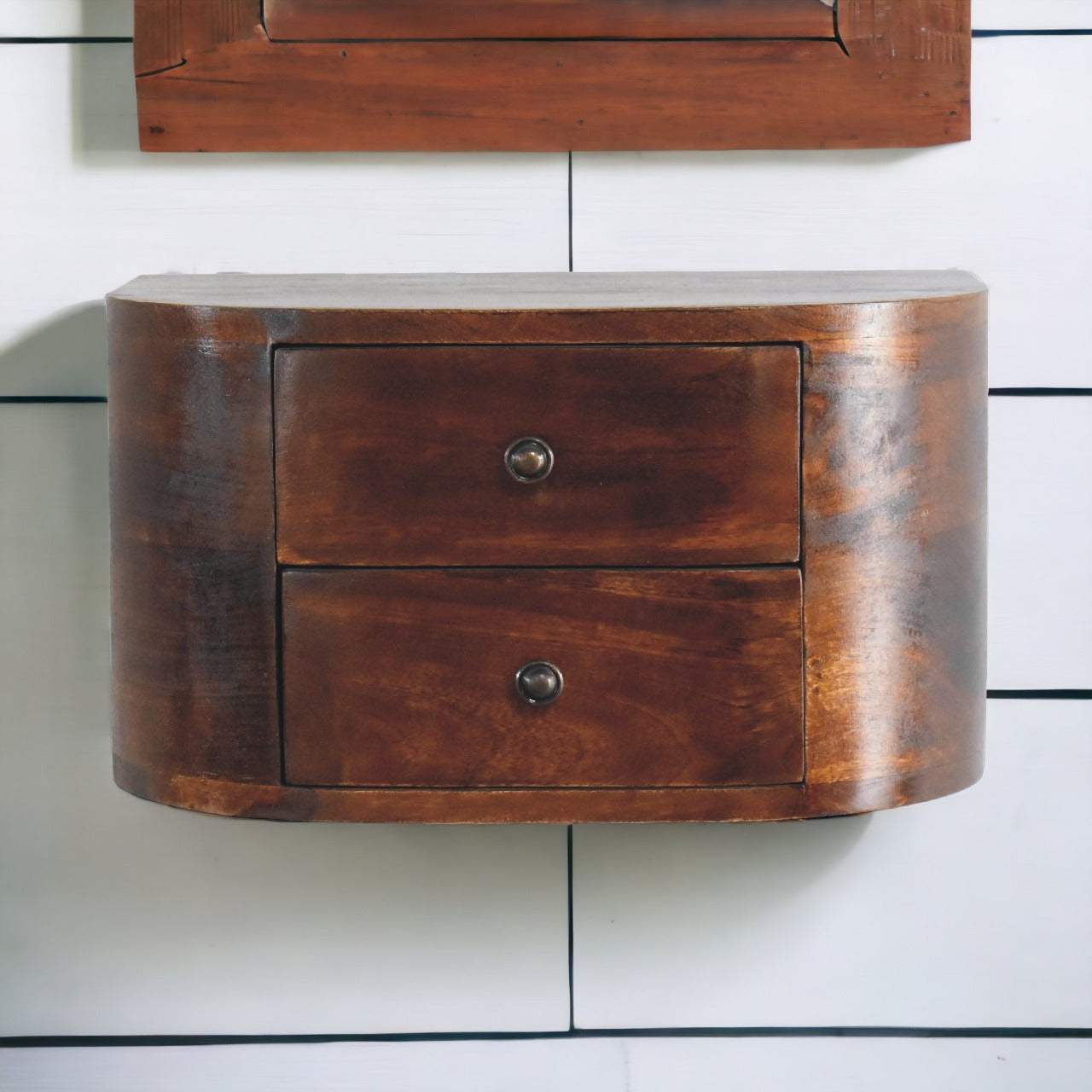Artisan Lunar 2 Drawer Floating Nightsand - Artisan Furniture - Flyclothing LLC