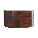 Artisan Lunar 2 Drawer Floating Nightsand - Artisan Furniture - Flyclothing LLC