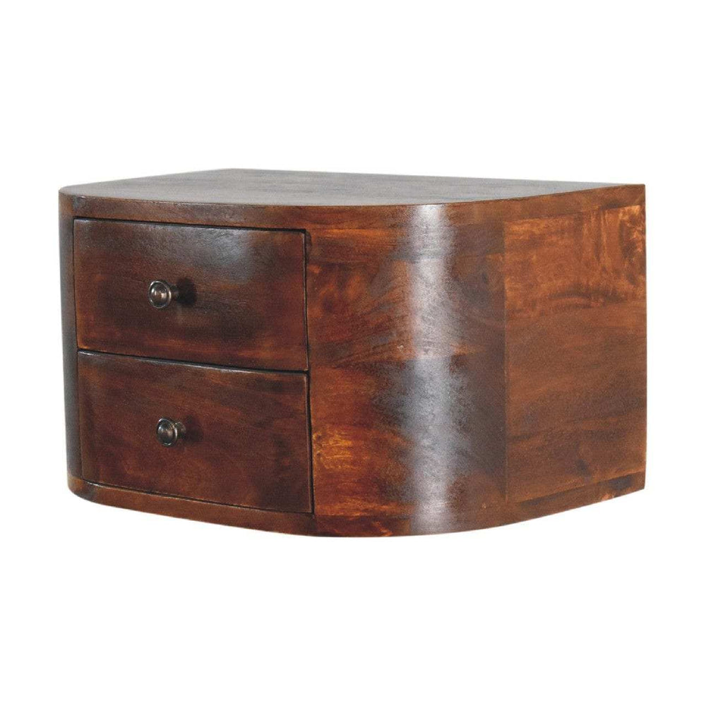 Artisan Lunar 2 Drawer Floating Nightsand - Artisan Furniture - Flyclothing LLC
