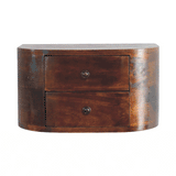 Artisan Lunar 2 Drawer Floating Nightsand - Artisan Furniture - Flyclothing LLC
