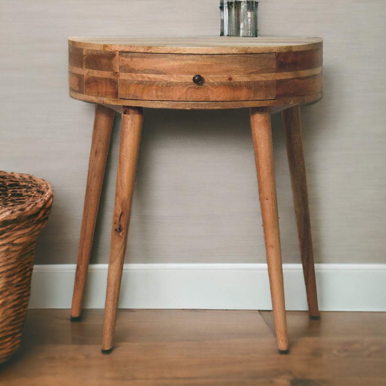 Odyssey Oak-ish Console Table - Artisan Furniture - Flyclothing LLC