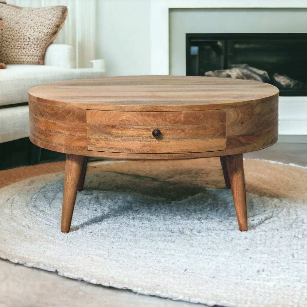 Odyssey Oak-ish Coffee Table - Artisan Furniture - Flyclothing LLC