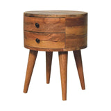 Odyssey Oak-ish Bedside - Artisan Furniture - Flyclothing LLC