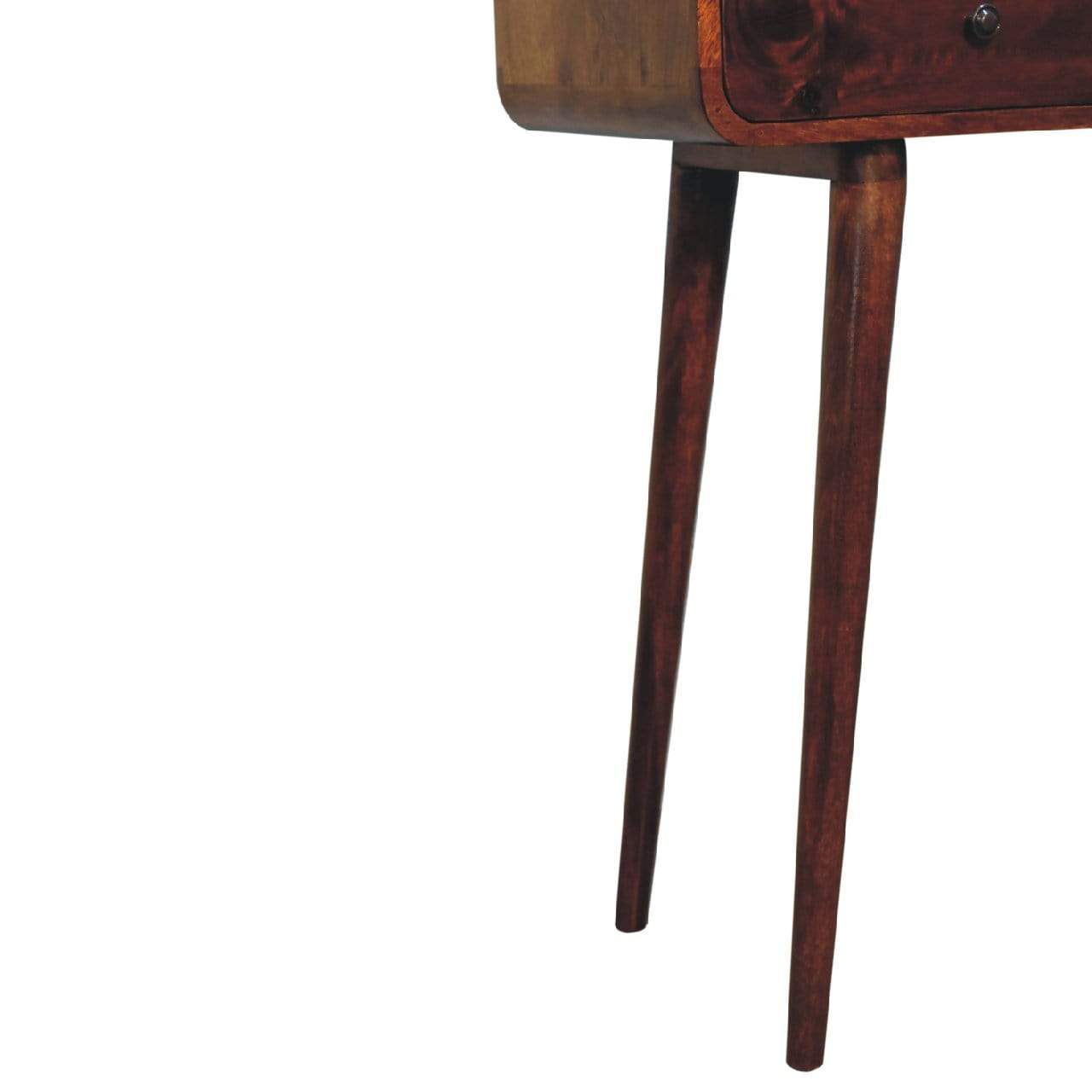 Chestnut Curved Hallway Table - Artisan Furniture - Flyclothing LLC