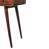 Curved Chestnut Writing Desk - Artisan Furniture - Flyclothing LLC