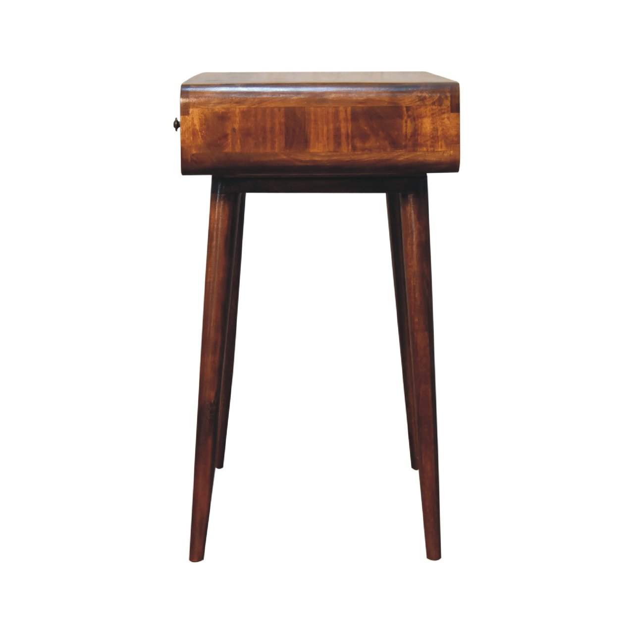 Curved Chestnut Writing Desk - Artisan Furniture - Flyclothing LLC