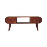 Chestnut Circular TV Unit - Artisan Furniture - Flyclothing LLC