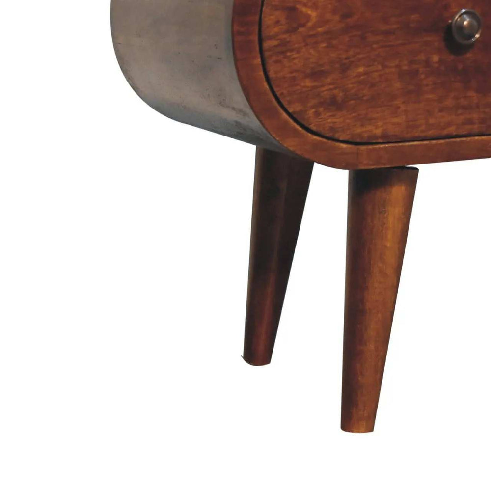 Chestnut Circular TV Unit - Artisan Furniture - Flyclothing LLC