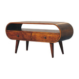 Chestnut Circular TV Stand - Artisan Furniture - Flyclothing LLC