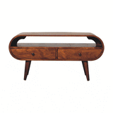 Chestnut Circular TV Stand - Artisan Furniture - Flyclothing LLC