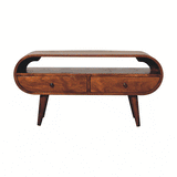 Chestnut Circular TV Stand - Artisan Furniture - Flyclothing LLC